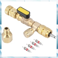 (EXTK) Valve Core Remover & Installer with Dual Size SAE 1/4 & 5/16 Port for R22 R410A HVAC System