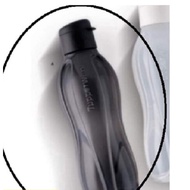 ready stock - tupperware eco bottle 750ml black