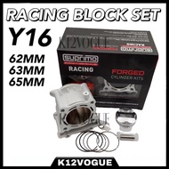 SUPRIMO RACING CERAMIC BLOCK FORGED PISTON Y16 Y16ZR NVX NMAX 62MM 63MM 65MM