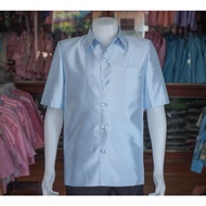 Pearl Silk Suit Blue-Gray Suit Jacket Men Suit For Men