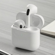 Pro 4 TWS Bluetooth Headset Earbuds, Microphone, Wireless Comfort Earpads  Fon Telinga Bluetooth Pro