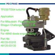 Motor Turbo charger part TF035 turbolader turbine for Mitsubishi 2.8L 4M40 engine MD202579 MD202578 4913503310 491350313