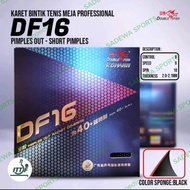 DOUBLE FISH DF16 - KARET PINGPONG TENIS MEJA BINTIK PENDEK SERANG OKE - IZZSHOP7