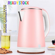 2.3L Electric Kettle Heater Kettle JUG KETTLE  STAINLESS STEEL Electric Water Jug Kettle  Cerek Elektrik malaysian plug