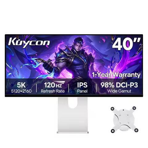 120Hz 40 Inch Gaming Monitor Kuycon P40K UHD IPS PC LED Display HDR 99%sRGB 400 Nits Computer Screen