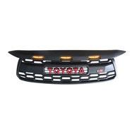 Toyota Fortuner 2008 to 2011 GR Grill with led Light Made in Thailand Matte black ( fortuner grille 