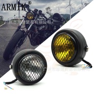 Motorcycle Fence Headlight CG125 GN125 Modified Retro Headlight Retro Mesh Headlight