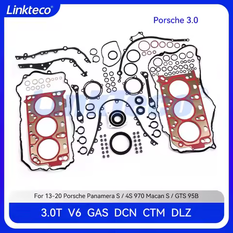 Engine Cylinder Head Full gasket set Fit 3.0 T L V6 DCN CTM DLZ For 13-20 Porsche Panamera S/4S 970 