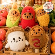[MUZIK TIGER] Korea Fat Tiger Bento Series Plush Doll Keychain