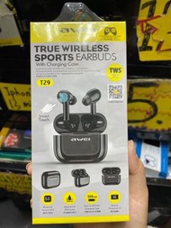 Awei T29 藍牙耳機/  無線耳機/防水防汗/遊戲耳機/wireless gaming earbuds/Bluetooth/headsets/noise reduction/Android /i