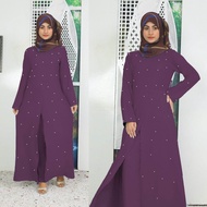 Jubah Seluar Muslimah Muslimah Dress seluar Women Dress Long plus size xs to 8xl