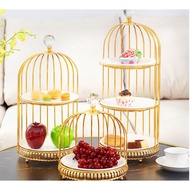 [READY STOK / FAST SHIPPING] BIRD CAGE FRUIT TRAY / DESERT TRAY/ CAKE TRAY TO IMPRESS
