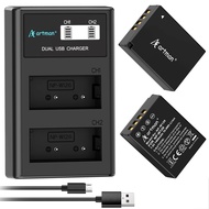Artman NP-W126 NP-W126S Battery and LCD Dual Charger for Fujifilm X100V, X100VI, X100F, X-T100, X-T2