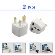 【2 pcs】3 Pin Plug Universal Travel Adapter Socket2 pcs】3 Pin Plug Universal Travel Adapter Socket