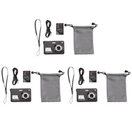 3X Digital Camera HD Display Video Camera Anti-Shake Camcorder 2.7 Inch Mini Camera