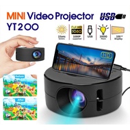 Portable YT200 Projector Mini Phone iPad Usb Projector 4k Full HD 1080P projector small Classroom Ho