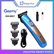 [Ready Stock] ORIGINAL Geemy GM-6057 Professional Hair Trimmer Beard Trimmer Rechargeable Potong Ram