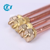 Gas Refrigerant Fridge Part Copper R134a Ac Access Valve Charging Pin Valve for Sale Hand Tool Parts
