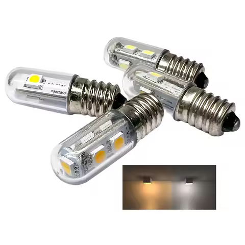 E14 T15 1W 0.5W Indicator Light Decorative Night Light LED Energy Saving Light Bulb LED Refrigerator