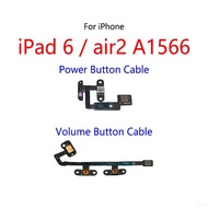 Power Button Switch Volume Mute Button On / Off Flex Cable For iPad 6 air 2 A1566