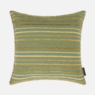 Stripes Chenille Cushion Cover 18 - Kakhi