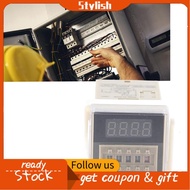 stylish365 Time Delay Relay  O111ROM DH48S-2Z LCD Display Timer 8 Pins 0.01S-9999H(24VAC/DC)