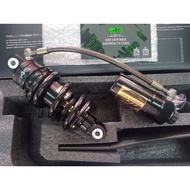 AJI RACING BLACK PHANTOM MONOSHOCK Y15ZR LC135 GAS ADJUSTABLE REBOUND TANGKI GAS AJI SPRING MONO LIM