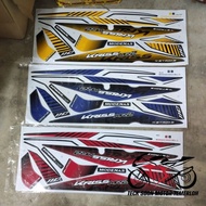 Stiker sticker body stripe cover set (2) modenas kriss110 mr2 mr 2 TBM