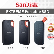 {READY STOCK}SanDisk Extreme Portable SSD E30 | E61External Solid State Drive (1TB/2TB)