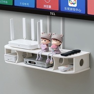 wifiWall-Mounted Rack Router Holder Free Punch Wall TV Set-Top Box Wall-Mounted Bracket
