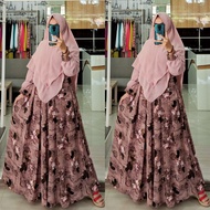 Gamis syari ceruty babydoll gamis ibu ibu gamis jumbo gamis pesta