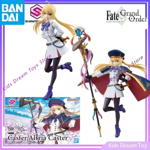 Assembly Bandai in Stock Original 30MS Fate/Grand Order Anime Figures Caster/Altria Caster Action Fi