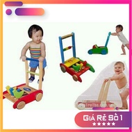 3-bird wooden walker