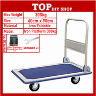 450Kg ABS Trolley Troli Barang Heavy Duty Trolley Foldable Trolly Barang Troli Beroda Portable Troll