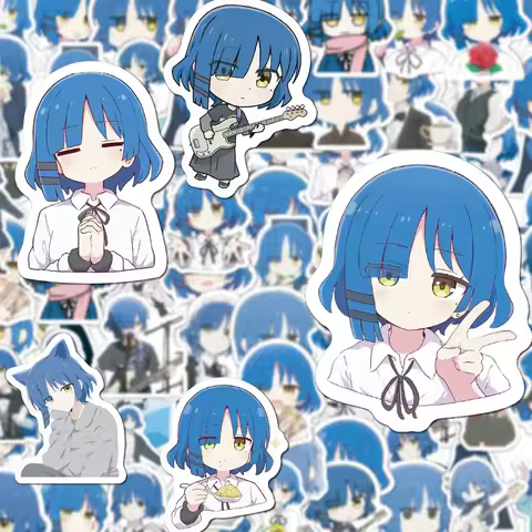 45pcs Ryo Yamada Anime Stickers Kawaii Girls Cartoon Sticker Laptop Scrapbooking Luggage Suitcase Ph