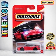 MERAH Matchbox Porsche 911 Red Targa Diecast Sports Car