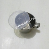 Stainless Steel Espresso Glass/Cup With Plastic Lid