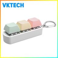 [Vktech] Keyboard Fidget Toy Fidget Clicker 3 Keys Keyboard Fidget Keychain Stress Relief Button for