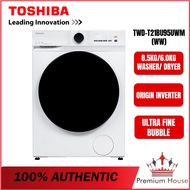 Toshiba Washer Dryer 8.5kg / 6kg TWD-T21BU95UWM(WW) Inverter Front Load Washer Dryer Combo