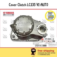 5YP-E5421 LC135 V1 AUTO Cover Clutch RH Right / Cover Crankcase 2 / Kulit Engine Enjin Kanan 100% HL