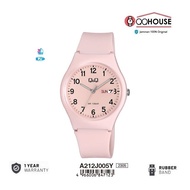 Q&Q QQ QNQ DAYDATE DISPLAY A212 A212J A212J005 A212J005Y ANALOG WATCH RUBBER BAND MEN'S WOMEN'S WATC