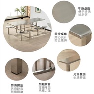 Table Chair Dining Table Chair 6-Person Conjoined Fast Food Table Staff 8-Person 4-Person Combinatio