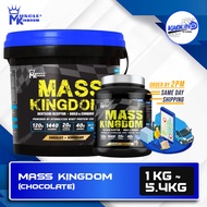Muscle Kingdom Mass Kingdom 1kg/5.4kg Mass Gainer – MassGainer,Weight Gainer,Sizing,Halal