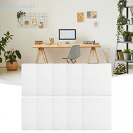 Home Improvement Wall Sticker 3D Waterproof 10pcs 35x35 X3mm Foam Panel