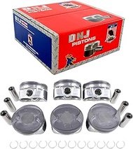 DNJ P990.20 Oversize Piston Set for 2010-2015 / Toyota / 4Runner, FJ Cruiser, Tundra / 4.0L / DOHC /