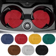 2pcs Car Water Cup Coasters Creative Car Logo Drink Bottle Non-slip Pad for MINI Cooper Clubman R55 