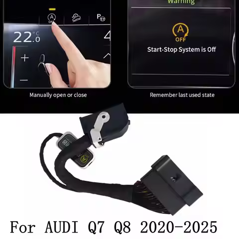 Automatic Start Stop Engine Control Sensor Auto Off Device Closer Relay Plug Cable For Audi Q7 4M A8
