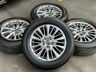 ล้อAlphard src17”พร้อมยางเดิมปี23 ล้อสภาพป้ายแดงถอดศูนย์ ใส่ได้กับAlphard,Vellfire ทุกรุ่น(1ชุด4วง ส่งฟรี)