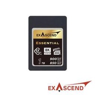 【震博攝影】Exascend CFexpress Type A高速記憶卡 1TB (加贈日本製CFA專用記憶卡儲存盒)適用於A1 / FX3
