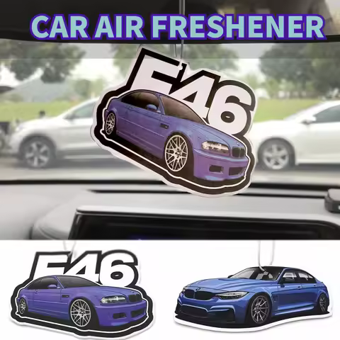 JDM Culture Car Air Freshener Fashion Solid Paper Car Shape Perfume JDM Decoration Car Mirror Hangin